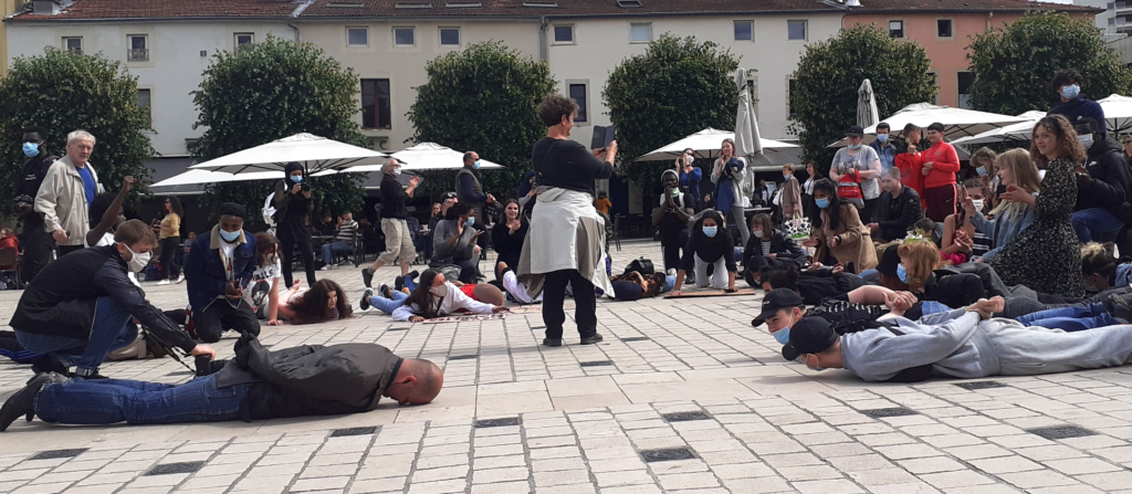 plaquage-ventraux place charles III violences policières